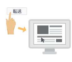 FAX受信データのネットワーク転送機能