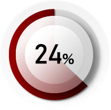 24%