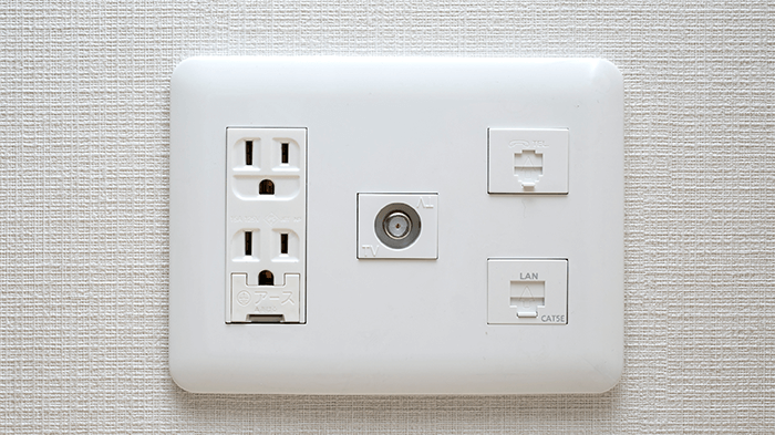LANコンセントの画像