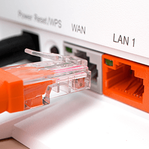 ハブのLANポート