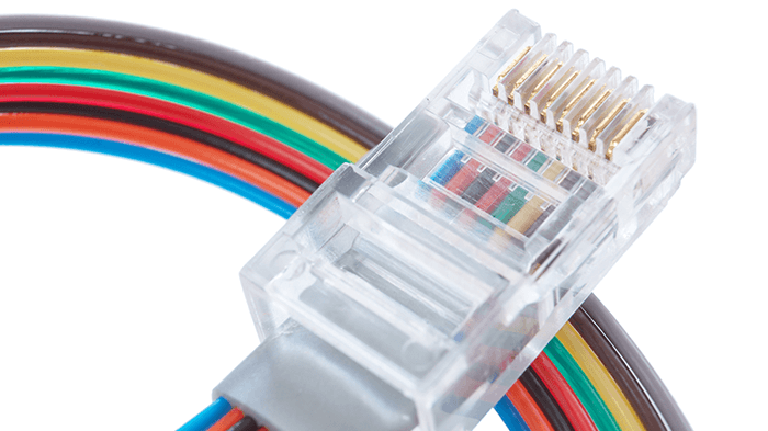 LANケーブルの形状の種類「RJ-45」