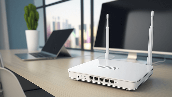 オフィスの無線lanルーター