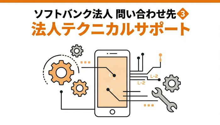 ソフトバンク法人の問い合わせ先③法人テクニカルサポート