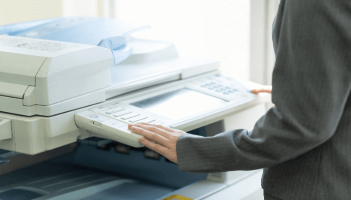 複合機のスキャン機能イメージ