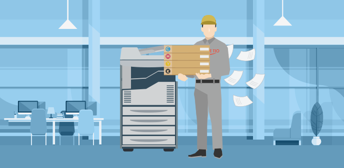 コピー機の買い替え例