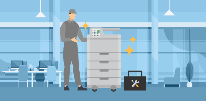 コピー機のカウンター料金のメリットのイメージ