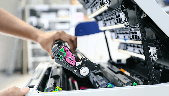 複合機のトナーの写真