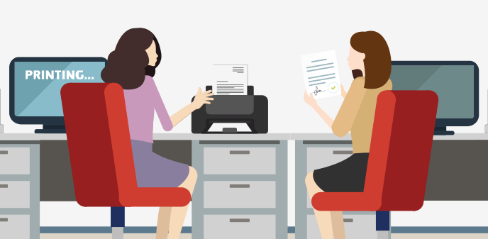 コピー機・複合機のサイズのイメージ