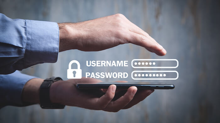 クラウドPBXの自社でできるセキュリティ対策のイメージ