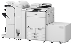 キヤノン iR-ADV C7770の外観と給紙部のイメージ