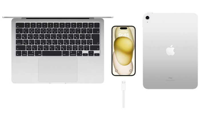 新しくUSB Type-Cを採用しケーブルが一本化