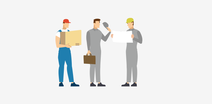 1階から2階への有線LAN工事の流れ