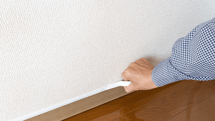 LANケーブルの部屋をまたぐ配線方法