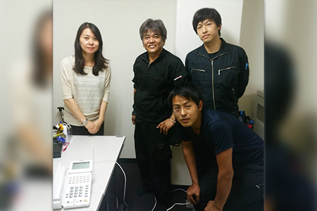 株式会社アコード様のビジネスフォン納品レポート