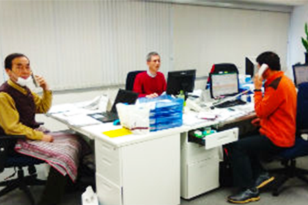 株式会社アトラスシッピング様のビジネスフォン納品レポート