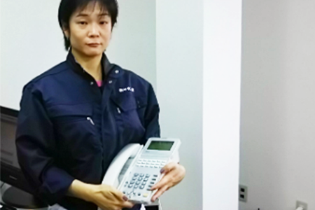 株式会社中央工業様のビジネスフォン納品レポート