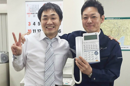 株式会社DAYTEC様のビジネスフォン納品レポート