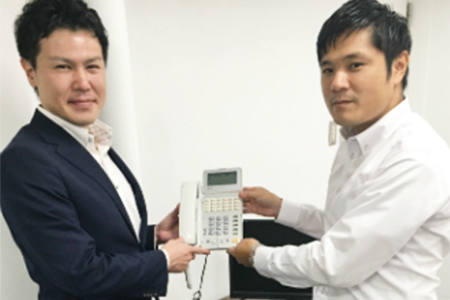 株式会社ハウスピア様のビジネスフォン納品レポート