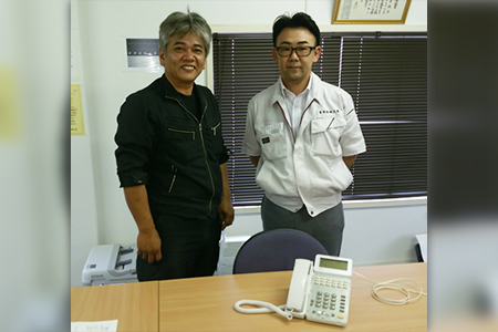 峯岸技研工業様のビジネスフォン納品レポート