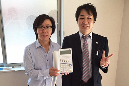 三島株式会社様のビジネスフォン納品レポート