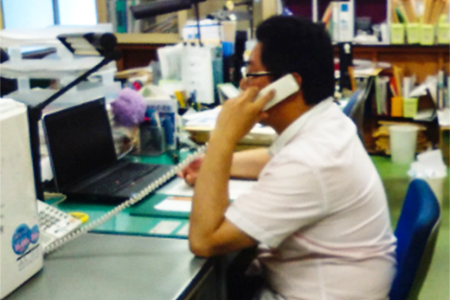 日東道路株式会社様のビジネスフォン納品レポート