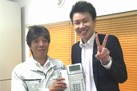 三栄フロンティア株式会社様の複合機納品レポート