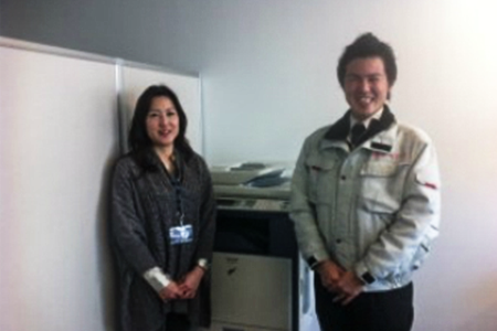 サイフォーマ株式会社様の複合機納品レポート