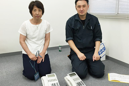 誠和化成株式会社様のビジネスフォン納品レポート