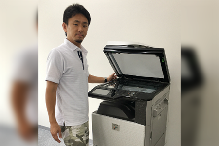 株式会社ファインベストメント様の複合機納品レポート