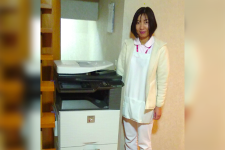 株式会社向日葵様の複合機納品レポート