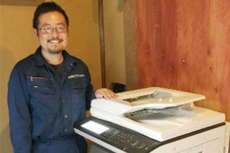 有限会社コボットハウス様の複合機納品レポート