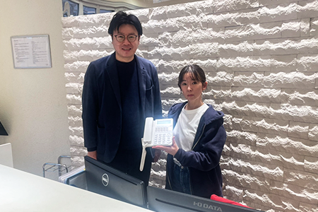 エルシーアイ株式会社様のビジネスフォン納品レポート