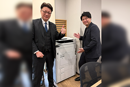 株式会社ライフアップエステート様の複合機納品レポート