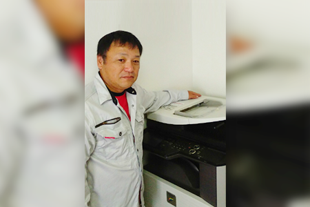 ライズコンサルタント様の複合機納品レポート