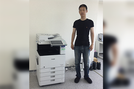 株式会社エスワークス様の複合機納品レポート