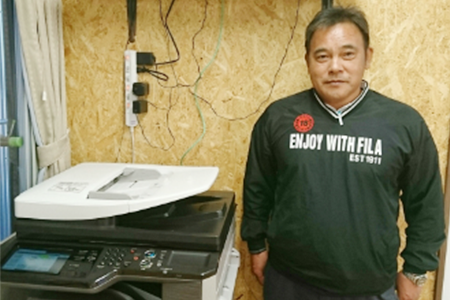 株式会社篠岡鈑金様の複合機納品レポート