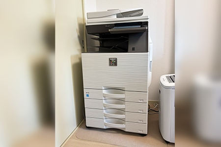 つくる不動産鑑定様の複合機納品レポート