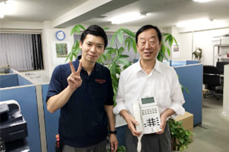 株式会社山重様のビジネスフォン納品レポート