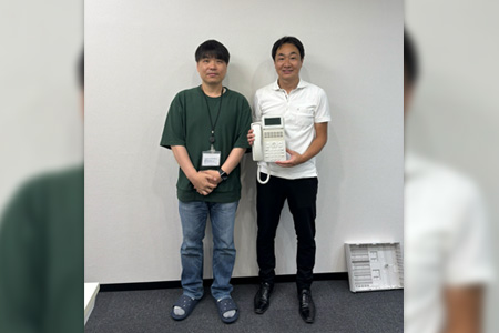 林様とOFFICE110担当者の千々波